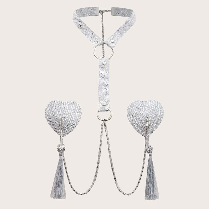 Western Fringe Pasties Chain w - Nipple Cover Pasties 评论和价格