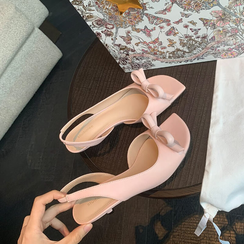 Elegant bow satin low heels sa - Slip Dress Satin 评论和价格