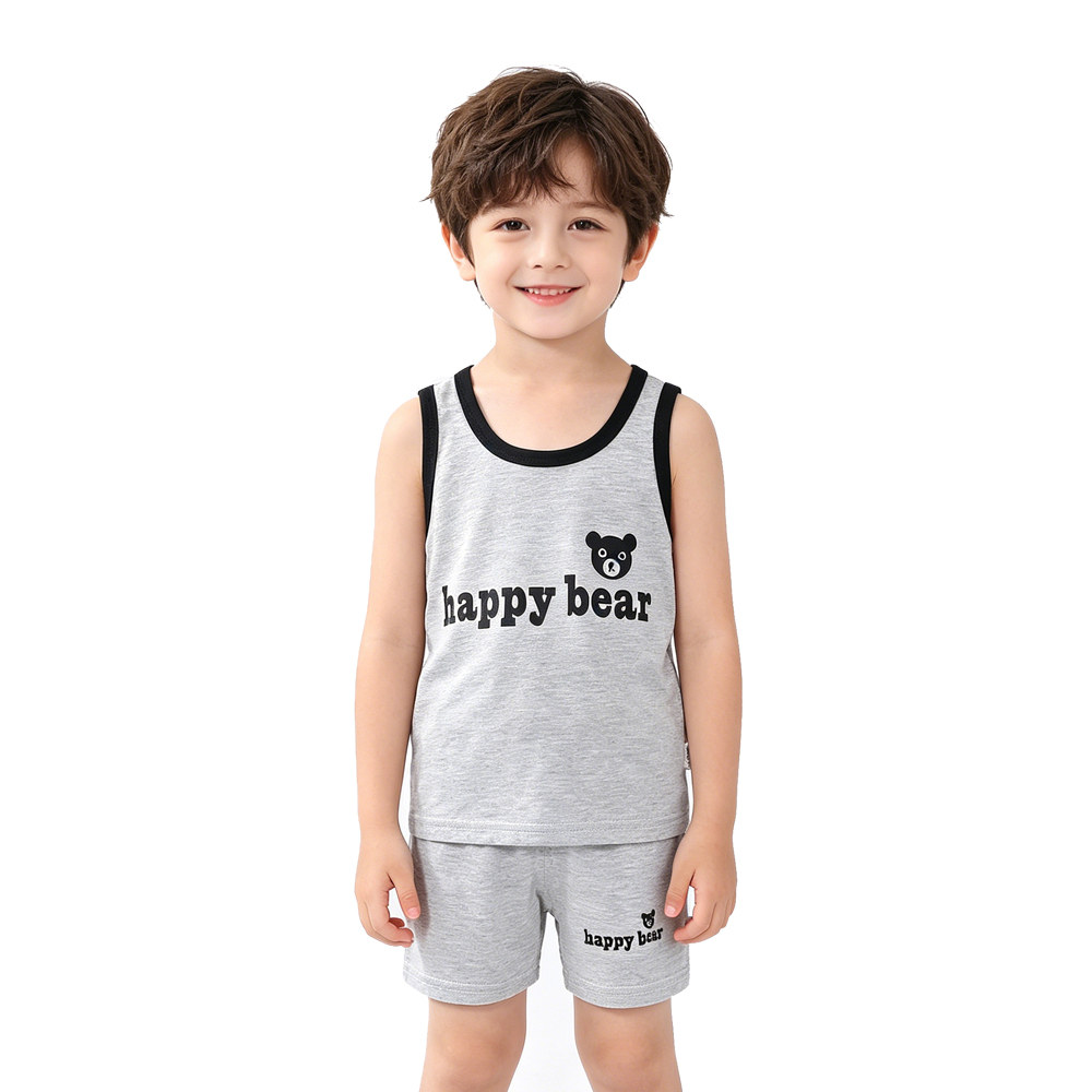 Animal Cartoon Boys Sleeveless - Boyshort Underwear 评论和价格