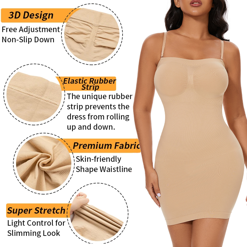 Seam-free Slips For Women Off  - Shapewear Bodysuit Firm 评论和价格