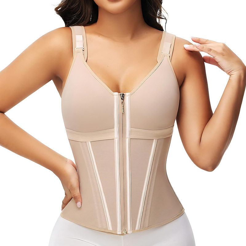 Double Compression Vest Bra Wa - Shapewear Bodysuit Firm 评论和价格